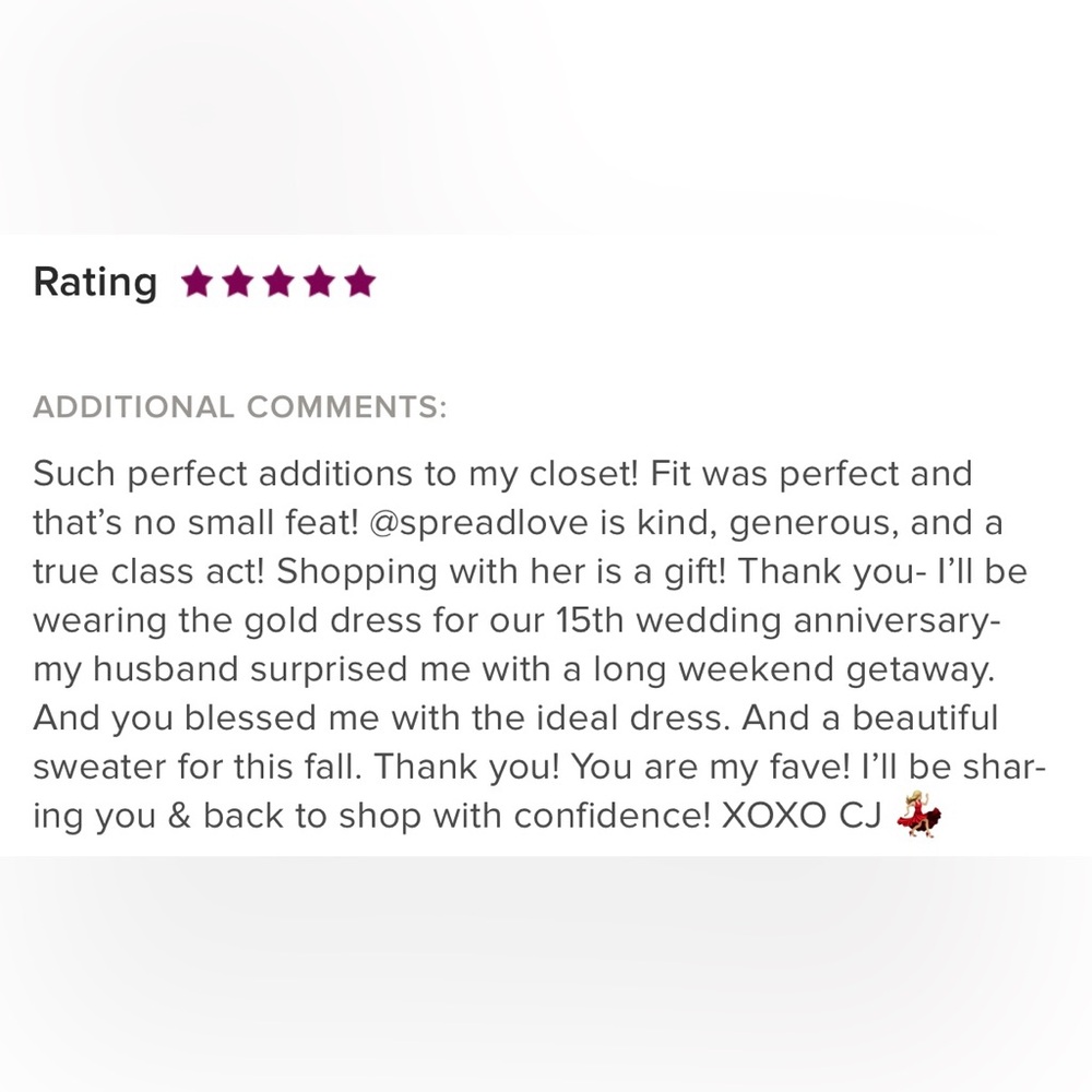 Shop with confidence! - Picture 5 of 5